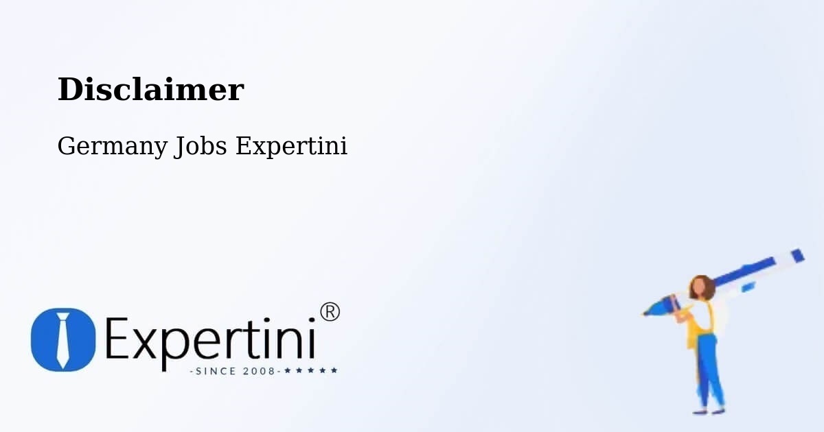 Disclaimer – Höingen - Germany Jobs Expertini