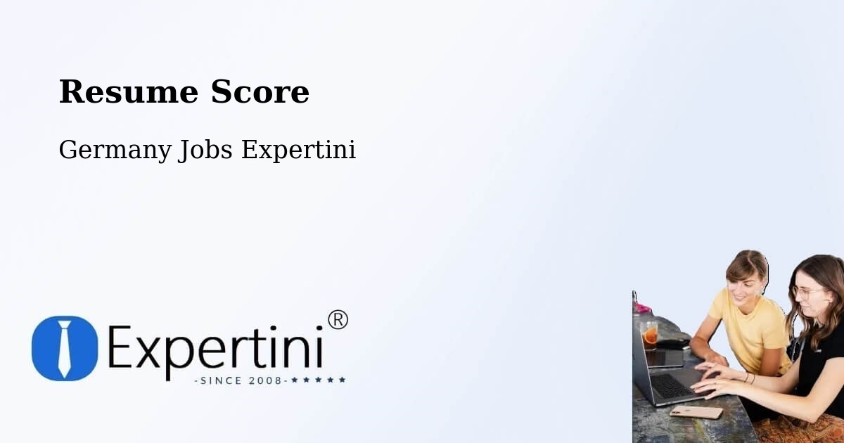 Resume Score & Job Description Match Tool – Höingen - Germany Jobs Expertini